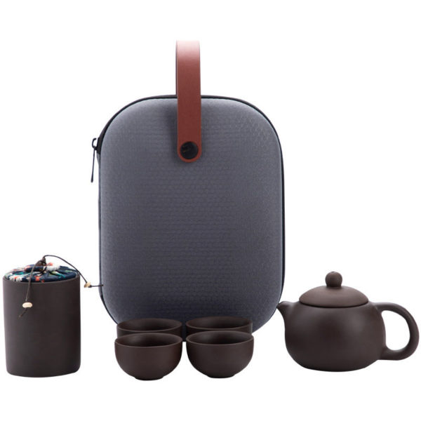 Travel Tea Set With Bag (Four Cups)