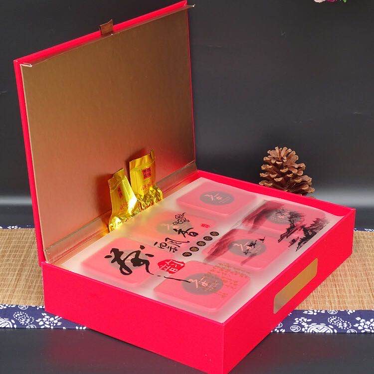 Tieguanyin Oolong Superior Quality Tea Set (6 Red Boxes) 1 Tieguanyin Tea Box Set