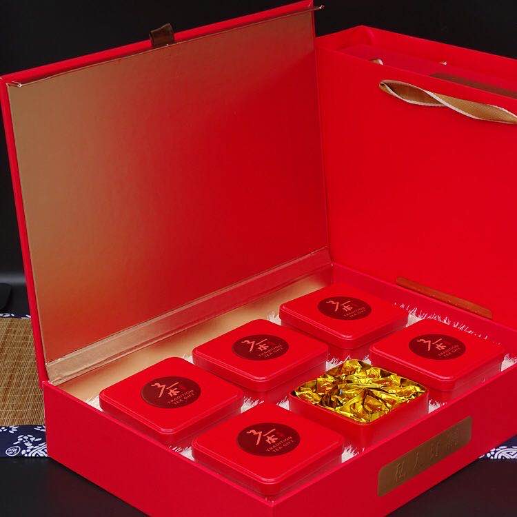 Tieguanyin Oolong Superior Quality Tea Set (6 Red Boxes) 3 Tieguanyin Tea Box (Red)