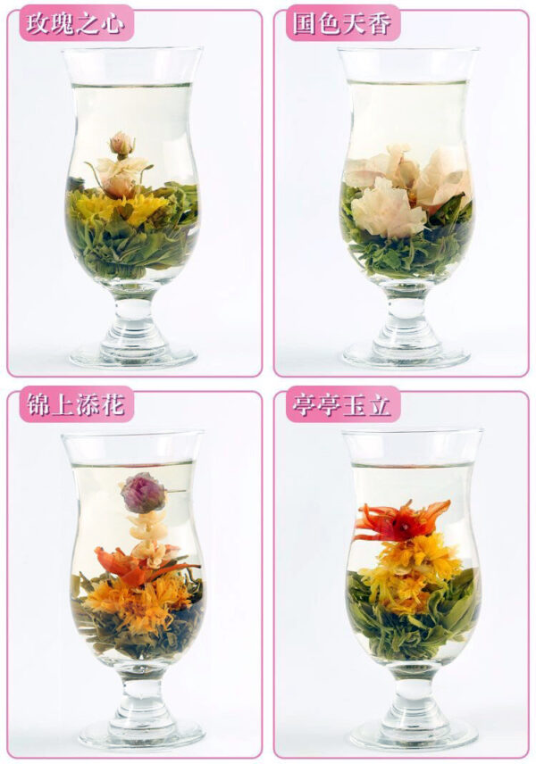 20 Beautiful Artistic Jasmine Blooming Tea